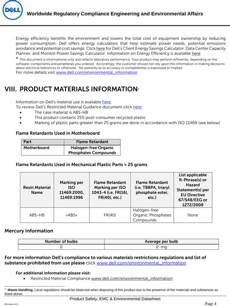 Dell p1917s monitor Disp_p1917sc User Manual Regulatory And Environmental Datasheet P1917s ...