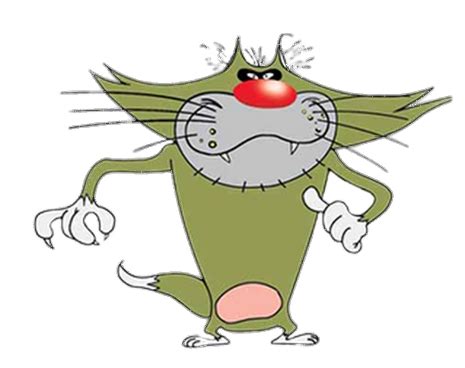 Check out this transparent Oggy and the Cockroaches - Jack the Cat PNG ...