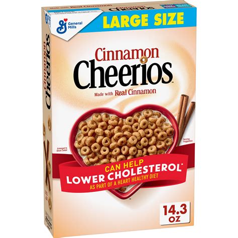 Cinnamon Cheerios Cereal, 14.3 OZ | Pick Up In Store TODAY at CVS