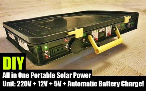 DIY All in One Portable Solar Power Unit - SHTF Prepping & Homesteading Central