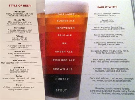 Beer Pairing Guide | t3hwin.com