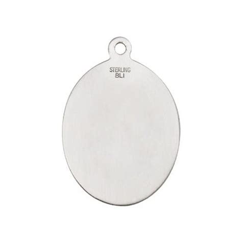 St. Martin De Porres Medal - Sterling Silver Oval Pendant (3 Sizes)