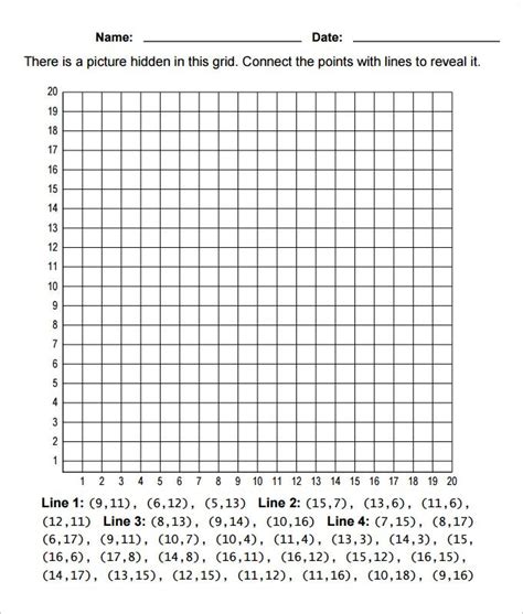 Christmas Coordinate Graphing Worksheets Free