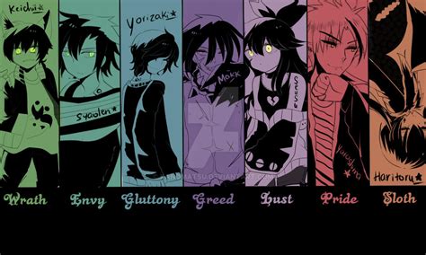 7 Deadly Sins Color by Kanomatsu on DeviantArt