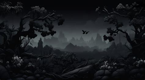 Dark Natural Landscape HD Black Aesthetic Wallpaper, HD Nature 4K ...