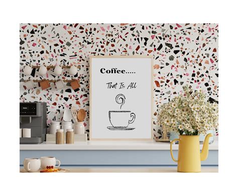 Coffee-that is All Wall Art Minimalist Home Decor Themed - Etsy