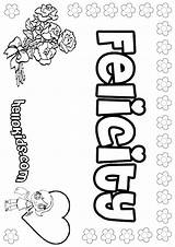 Felicity Coloring Pages sketch template