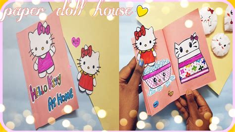 DIY Hello Kitty Paper Doll House Book /Hello Kitty Paper, 49% OFF