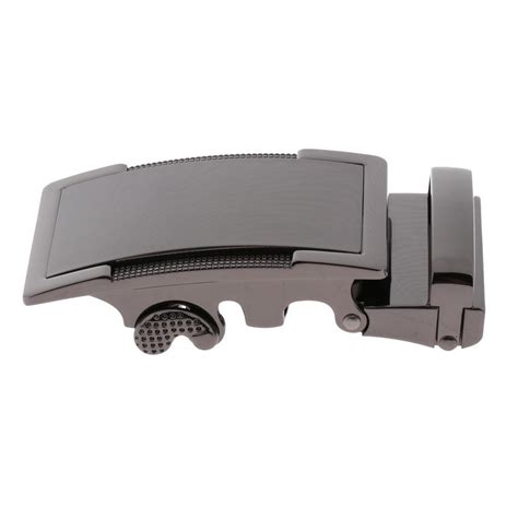 Mens Solid Alloy Buckle Automatic Ratchet Belt Buckle 3.5cm/1.4inch Width washhounds.com