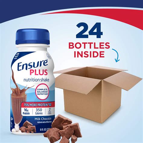 Ensure Plus Nutrition Shake With 16 Grams of Protein, Meal Replacement ...