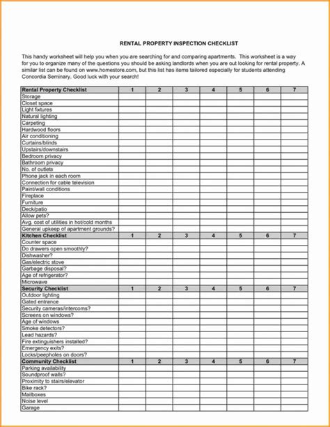 Rental Property Expenses Spreadsheet — db-excel.com