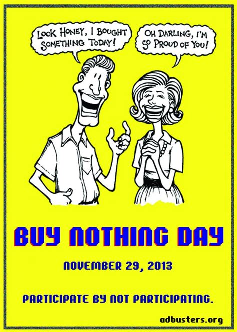 Buy Nothing Day 2013 | Center for Ecological Living and Learning