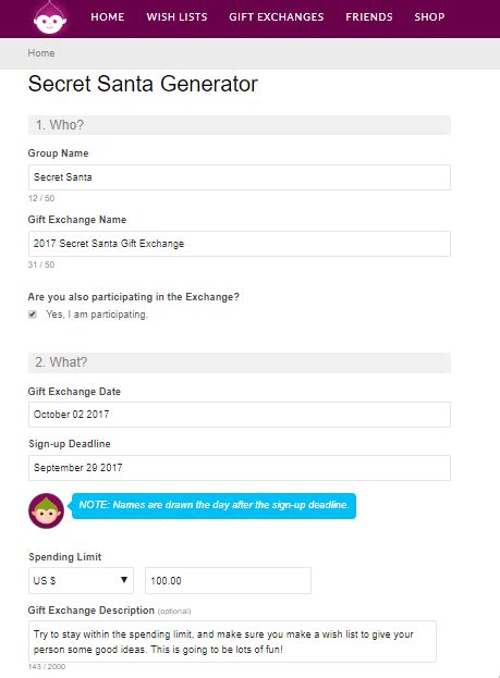 Elfster Secret Santa Generator Review | Online Gift Exchange