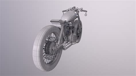 ArtStation - Honda 125cc Cafe racer | Resources