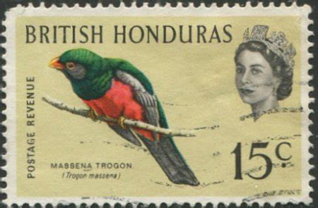 Stamps from British Honduras