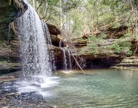 Bankhead National Forest Waterfalls Map - Bankhead Sipsey Hiking Trails ...