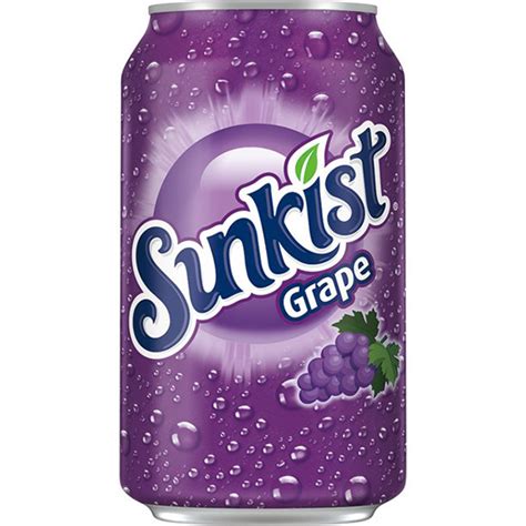 Sunkist Grape Soda 12oz 24 Pack - Alex Beverages NYC LLC