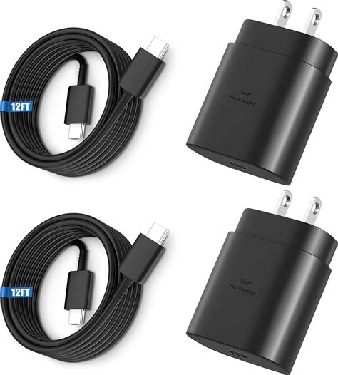 Amazon.com: Samsung Super Fast Charger Type C, 12FT Android Phone ...