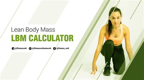 Lean Body Mass (LBM) Calculator – Fitness Volt