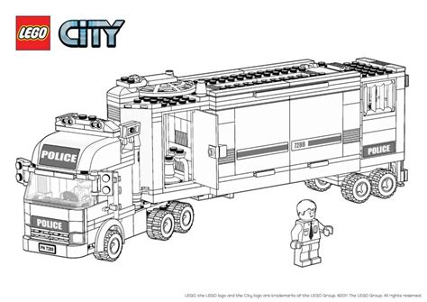 Lego Fire Truck Colouring Pages - Franklin Morrison's Coloring Pages