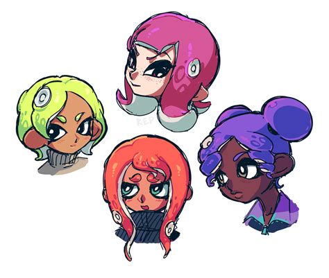 octoling hair by reptacular on Newgrounds