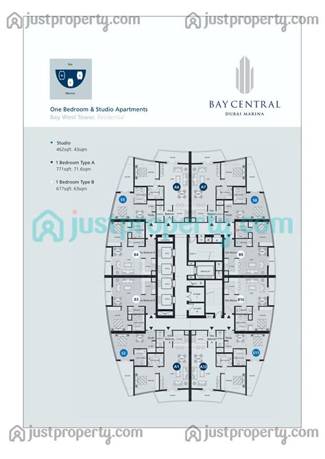 Bay Central Floor Plan - floorplans.click