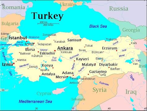 Turkey Map | European Dialogue