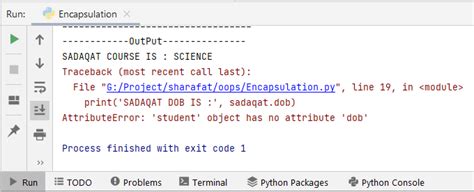 Encapsulation In Python 3.8 ? - GSS TECHNOLOGY