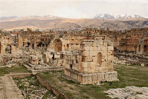 Baalbek - Ruins of Ancient Phoenician City Stock Image - Image of remains, ruin: 104165745