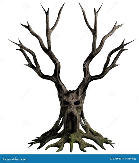 Demon Tree Royalty-Free Stock Image | CartoonDealer.com #33194914