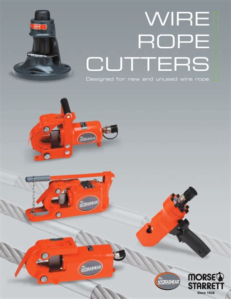 WIRE ROPE CUTTERS