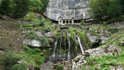 Timelapse Waterfall at St. Beatus Caves in Switzerland 4320756 Stock ...