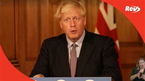 Boris Johnson COVID-19 Press Conference Transcript September 9 | Rev