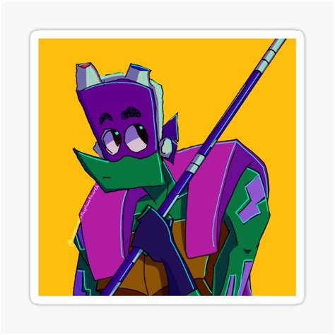 "Rise of the TMNT Donnie Ver. 1" Sticker for Sale by 616KOIBOI | Redbubble