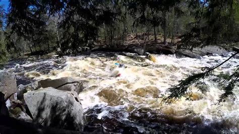 Peshtigo River whitewater kayaking 4/16/15 - YouTube