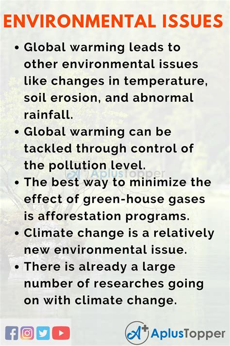 Essay on Environmental Issues | Environmental Issues Esssay for Students and Children in English ...