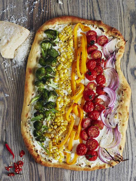 Recipe: Rainbow Pizza | The Kitchn