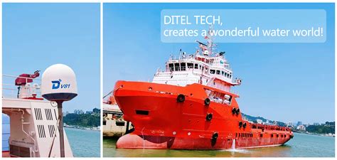 Ditel V81 Marine Satellite Internet Systems for Oil Platform Auxiliary Ship