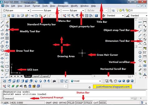 Autocad Screen introduction | Informational Encyclopedia