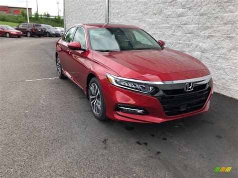 2018 Radiant Red Metallic Honda Accord EX-L Hybrid Sedan #127202131 Photo #10 | GTCarLot.com ...