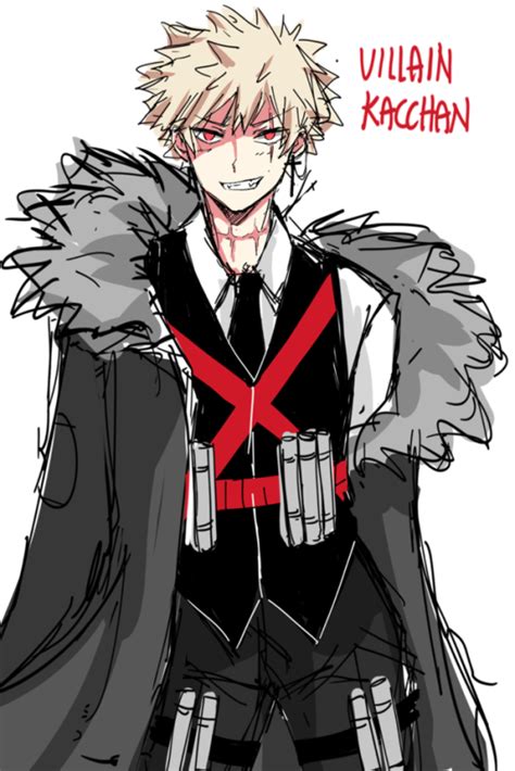 Fanart My Hero Academia Villain Bakugou - Allyw-Getintoit