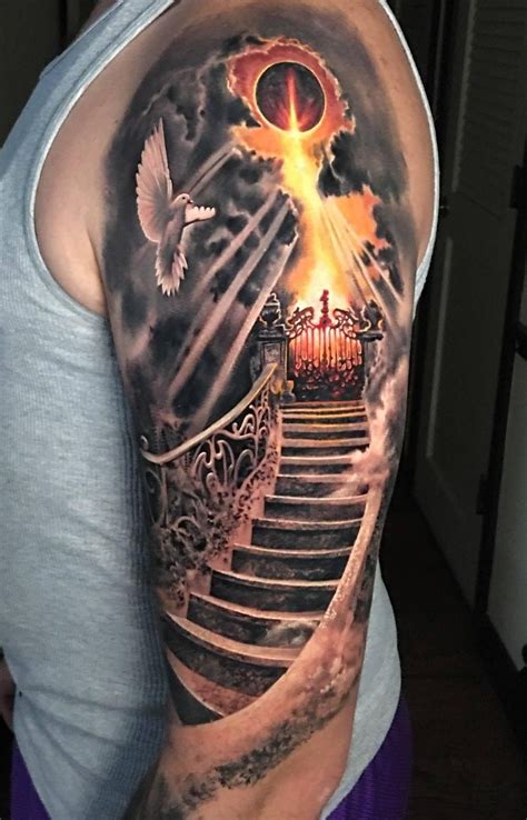 Reddit - tattoos - Stairway to Heaven by Rember Orellana, Dark Age ...