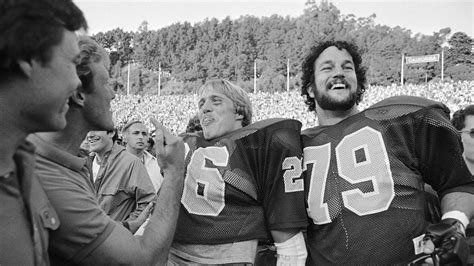 The Cal-Stanford band play—the greatest in the history of college football—is 35 years old