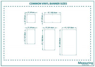 What Are the Vinyl Banner Sizes? (with Illustrations) - MeasuringKnowHow