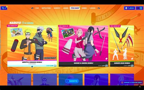 How much will buying all Fortnite x Naruto skins cost players?