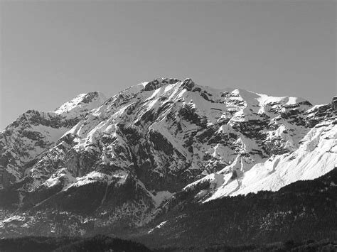 HD wallpaper: black, white, mountains, alps, nature, scenic, europe ...