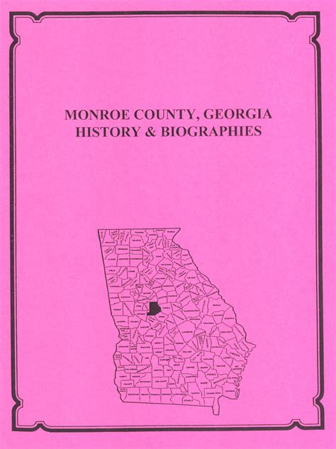 Monroe County, Georgia History and Biographies - Mountain Press and ...