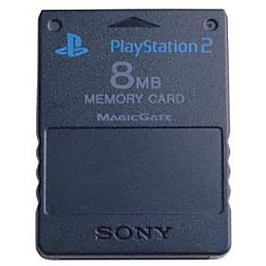 Playstation 2 PS2 used Memory Card 8MB