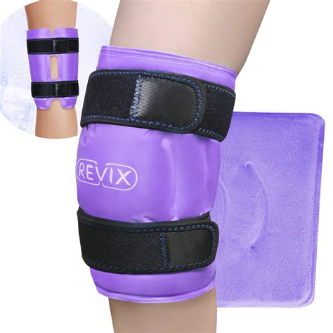 Buy REVIX XL Knee Ice Wrap Around Entire Knee, Gel Ice Pack for Knee ...