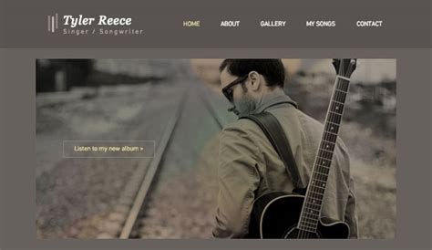 Music Website Templates | Wix